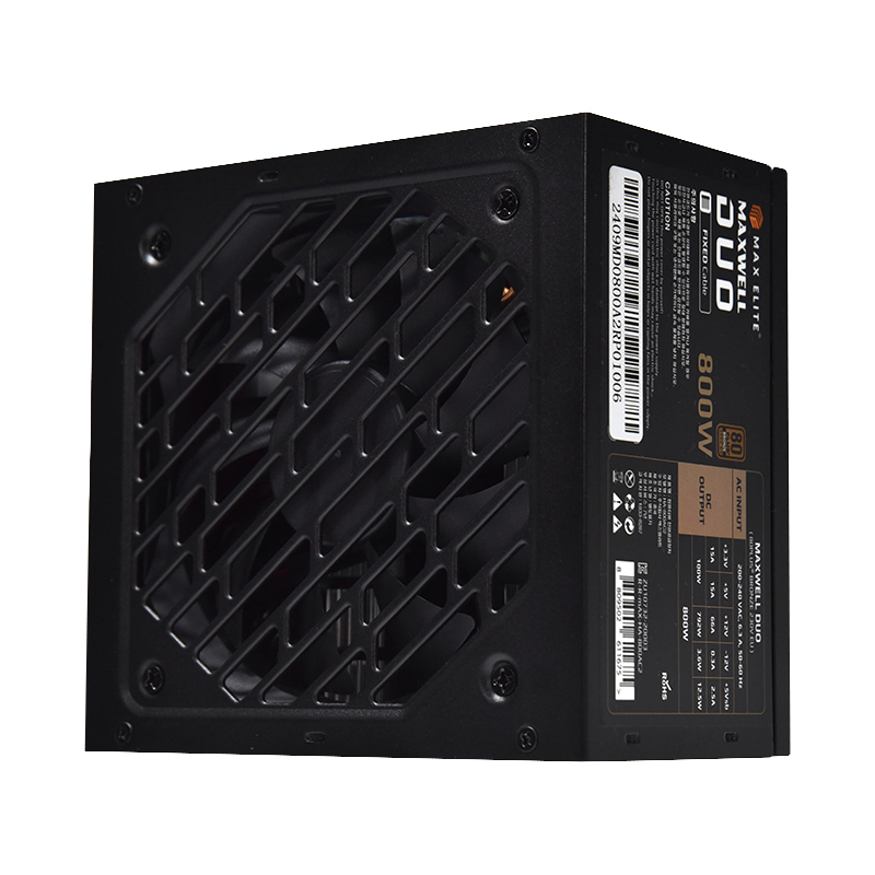 맥스엘리트 MAXWELL DUO 800W 80PLUS브론즈 PCIE5 플랫_이미지