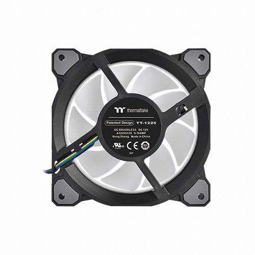 써멀테이크 Riing Quad 14 RGB 라디에이터 팬 TT 프리미엄 에디션 (컨트롤러/3팩, 블랙)_이미지