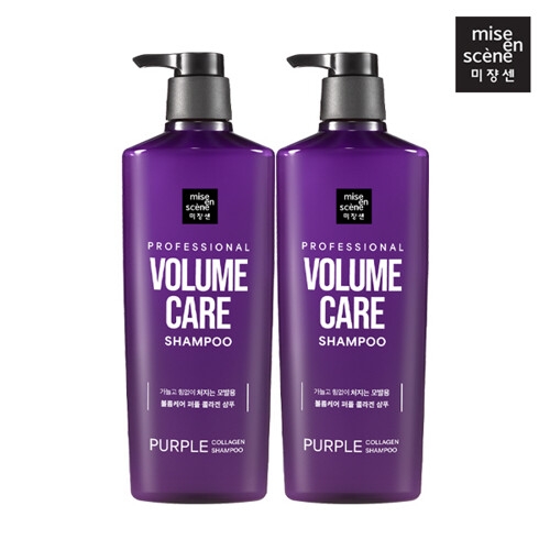 미쟝센 볼륨케어 퍼플 콜라겐 샴푸 680ml (2개)_이미지