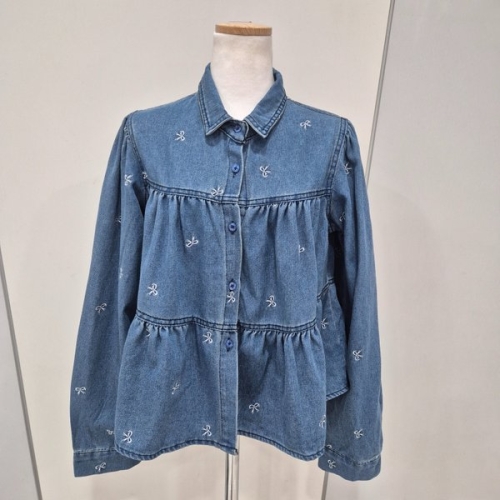 나인스텝 리본자수청남방 N26DM6103 YS