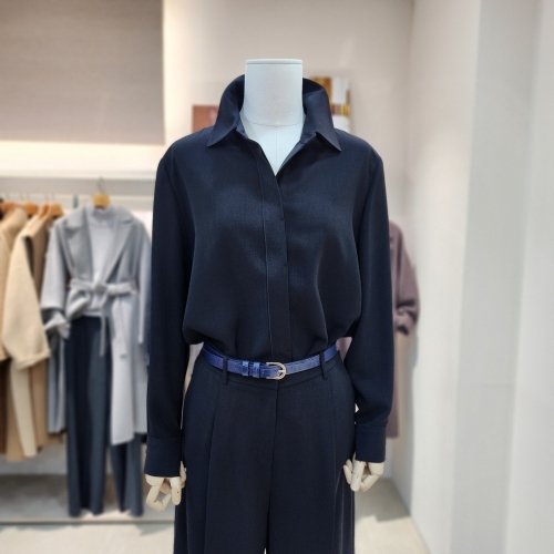 아이잗바바 셋업 오픈형 블라우스 BS3B0BL112/블랙