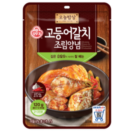 오늘밥상 고등어갈치조림 양념 120g