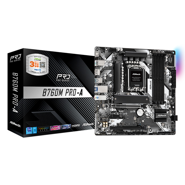 ASRock B760M Pro-A 에즈윈