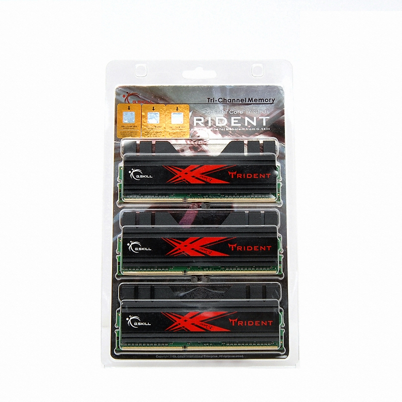 G.SKILL DDR3-2000 CL9 TRIDENT 패키지 티뮤 (3GB(1Gx3))_이미지