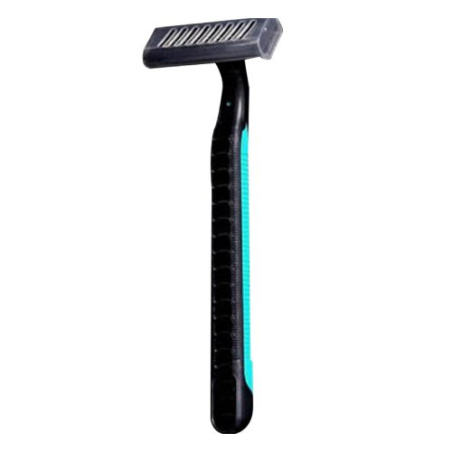 블루마켓 호텔 일회용 면도기 블랙 (8개)_이미지