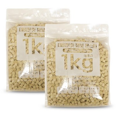 테비토퍼 테비트릿 점보 몬스터 치킨 트릿 1kg (2개)_이미지