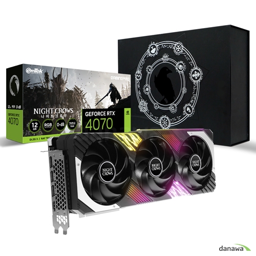 이엠텍 지포스 RTX 4070 GAMINGPRO D6X 12GB 나이트 크로우 Special Edition