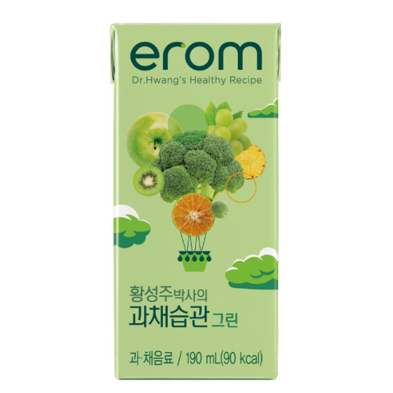 이롬 황성주 박사의 과채습관 그린 190ml (64개)