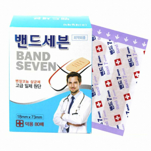 대일제약 밴드세븐 덕용 80매 (5팩(400매))
