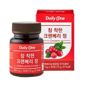 데일리원 참 착한 타트체리정 30정X 1병 타트체리분말