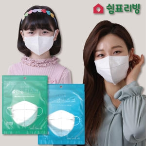 새부리형 마스크 대형 화이트 KF80 1매입 50개