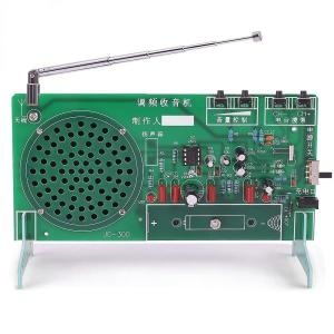 FM 라디오 DIY 키트 RDA5807 수신기 87MHz-108MHz 주파수 변조 TDA2822 전력 증폭기 자동 검색 스테이션