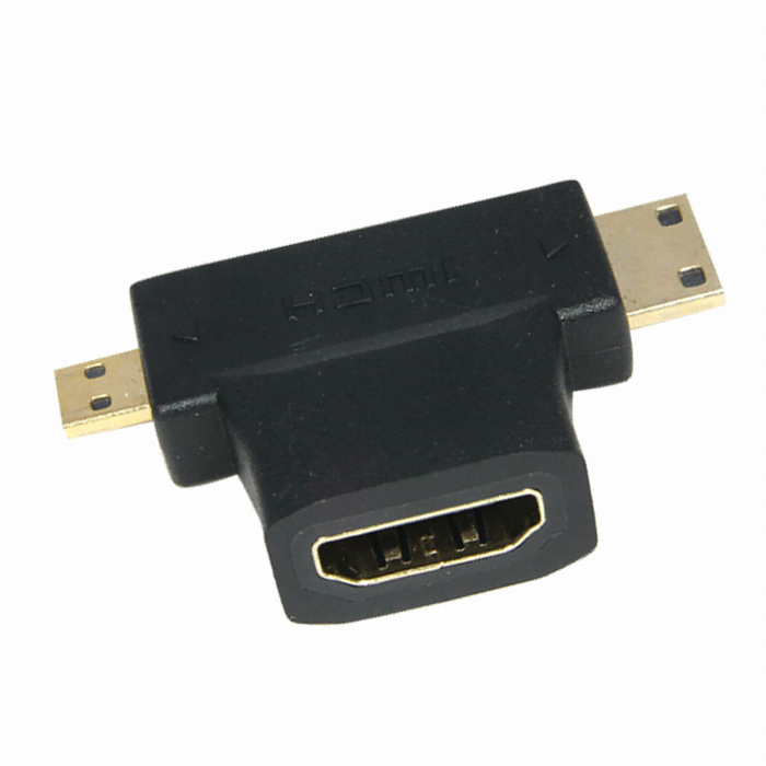 마하링크 HDMI(F)/Mini HDMI(M) + Micro HDMI(M) 변환젠더 ML-H013