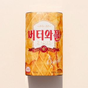 크라운제과 과자마켓 3000 버터와플 135gX12개입 1박스
