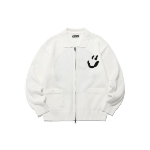 �̽�Ʈ�ｺƮ ���� BLUR SMI�ֽ��� LEY BALL ZIP UP KNIT_WHITEIK2EFMK682A IK2EFMK682AWH 3..