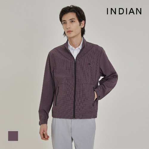 잔체크 홑겹 점퍼_MITCL6M3206