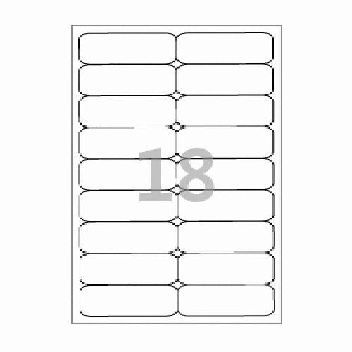 아이라벨 주소 라벨지 18칸 (2x9) CL429 [100매]