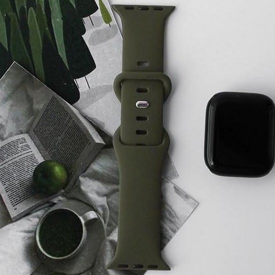 폰트리 힐링쉴드 애플워치 스트랩 실리콘 SL 시리즈 (올리브) (38mm/40mm/41mm)_이미지