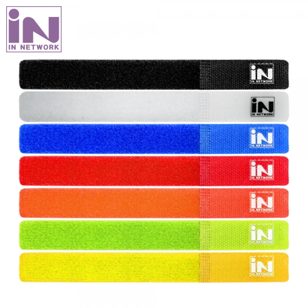 인네트워크 IN-7CLVCT 찍찍이 벨크로 타이 7색 (7개)_이미지
