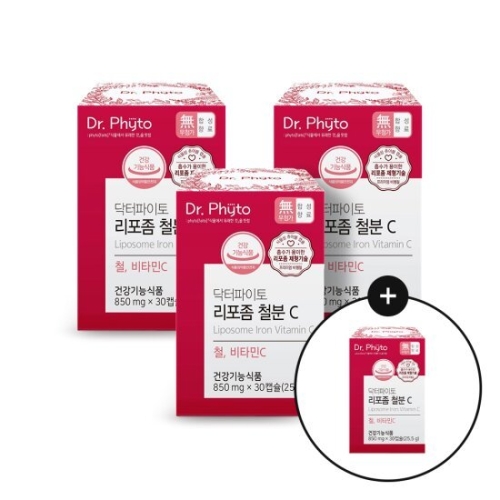 닥터파이토 리포좀 철분 850mg 30캡슐 (4개)