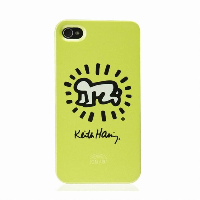 아이커버 KEITH HARING PASTEL GLOSSY LIMEGREEN CASE (아이폰4/4S)_이미지