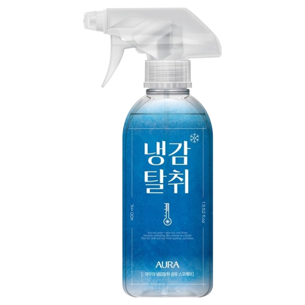 냉감탈취 쿨링 섬유 탈취제 400ml