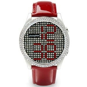 MD002L 포스퍼 손목시계 디지털 여성 가죽_이미지