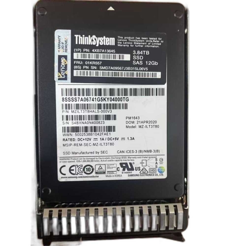 ����� 4XB7A13645 01KR557 3.84TB SAS 2.5��ġ SSD