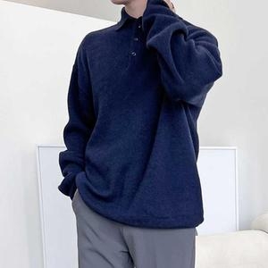  데일리룩 SZA8BX9 남자단가라니트 니트 긴팔티셔츠