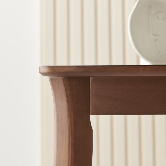 라로퍼니처 레스트 고무나무 원목 낮은 패밀리 식탁 1900 (의자별도)_이미지