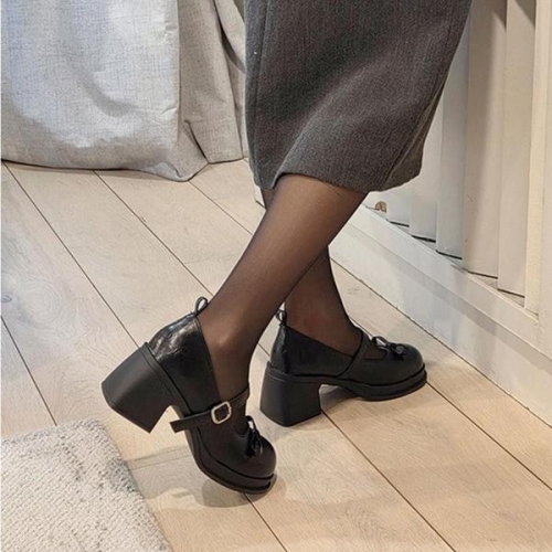 웨지힐 미들힐 베이직 펌프스 토오픈 여성화 WFKVZ3V