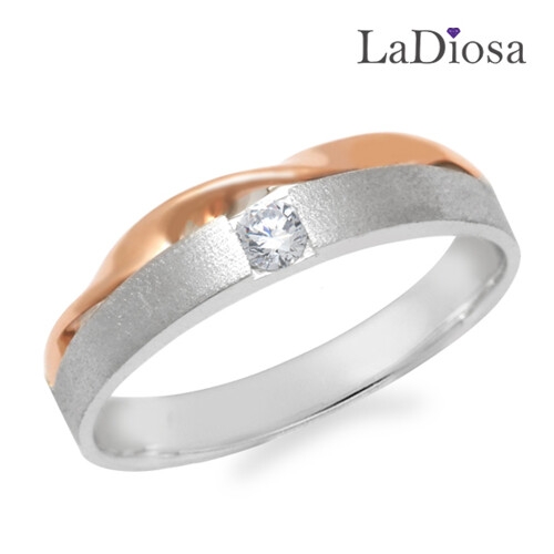 18K 라디오사 남성반지 LK18JJ-10264MR