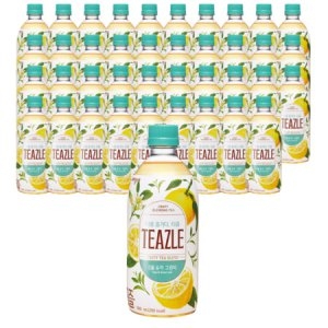 웅진 티즐 유자 그린티 500ml 40개_이미지