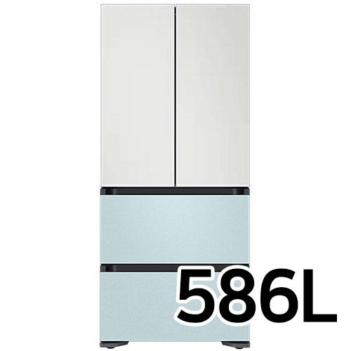 삼성전자 비스포크 김치플러스 코타 RQ58C9442AP (화이트+모닝블루)_이미지