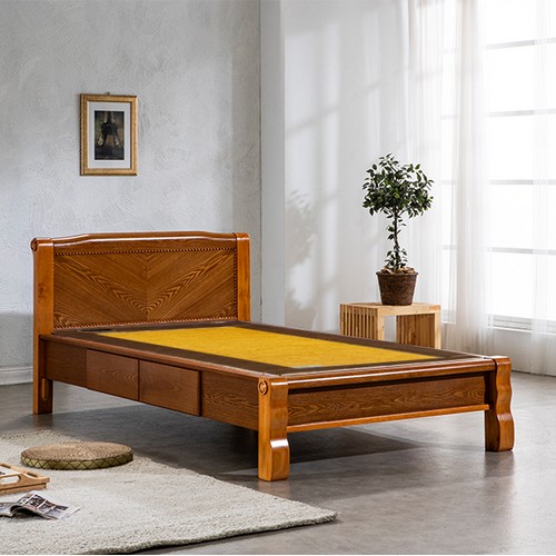 현대의료기 205 V2 서랍 흙침대 SS (황토)_이미지