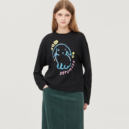 베네통 래빗 프린팅 티셔츠_BATS51561BK이미지입니다. 누르면 해당 게시물로 새창이동합니다.