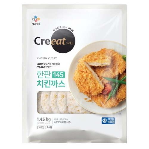 CJ제일제당 크레잇 한판 치킨까스 1.45kg이미지입니다. 누르면 해당 게시물로 새창이동합니다.