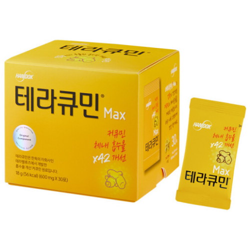 한독 테라큐민 맥스 커큐민 울금 강황 30포 (1개)