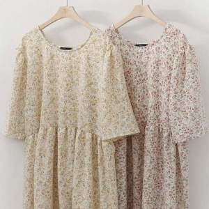 에이치플러스몰 빅사이즈미시옷 원피스 여성큰옷 나염 플로랄 306P563