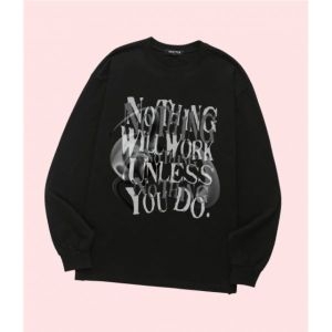 셔터 ltltgtgt shutter 엔오티NOTHING WILL WORKS 롱슬리브 SLS014 화이트_이미지