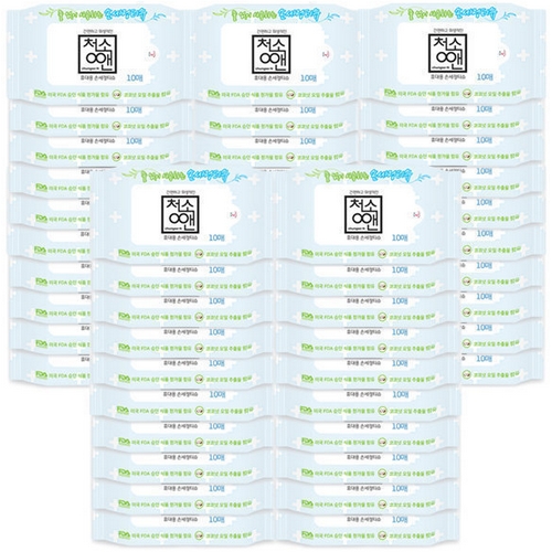 굿드림포유 리필형 손세정티슈 리필형 10매 (50팩)_이미지