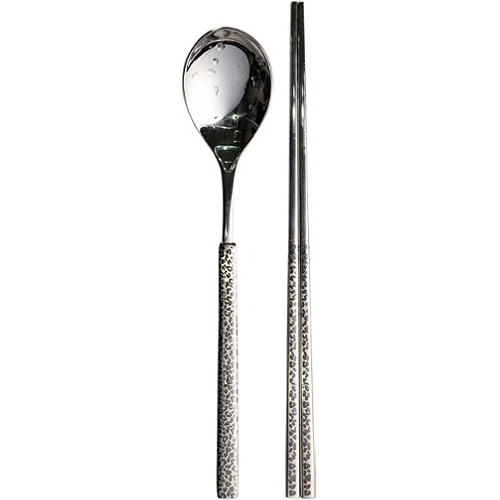 라온누리 에라토 디자이너스 레오파드 블랙 수저세트 (1인)