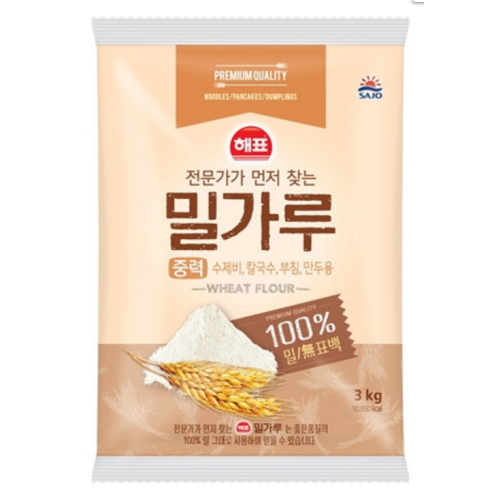  해표 밀가루 3kg [1개]