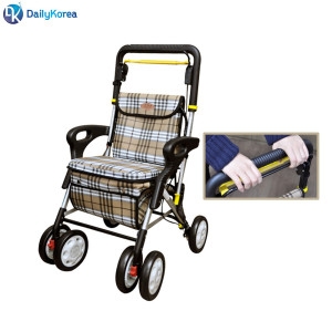 해피웰리스 실버보행보조차 성인용보행기 걸음보조 D