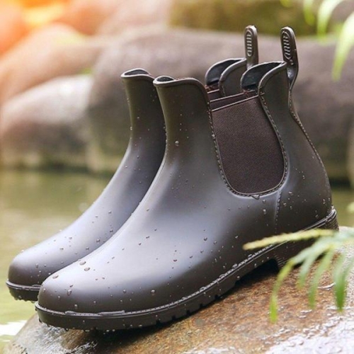 남성 레인부츠 장마 용 첼시 소가죽비 타조41 WFMB1FH