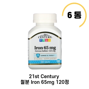 21st 센츄리 철분 65mg 120정 (6개)