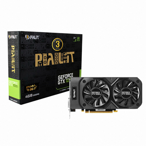 PALIT 지포스 GTX1050 Ti DUAL OC D5 4GB_이미지