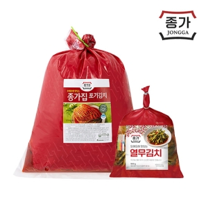  종가 중부식 포기김치 5.2kg + 열무김치 900g [1개]