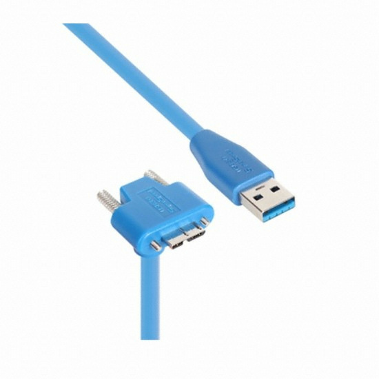 강원전자 NETmate USB3.0 High-Flex AM-MicroB(아래쪽 꺾임) 리피터 케이블 (20m)_이미지