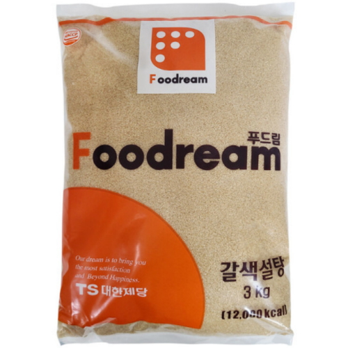 푸드림 갈색설탕 3kg이미지입니다. 누르면 해당 게시물로 새창이동합니다.